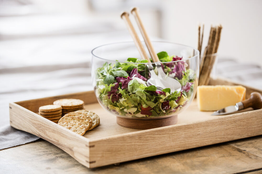 Nature salad servers, 2-pcs