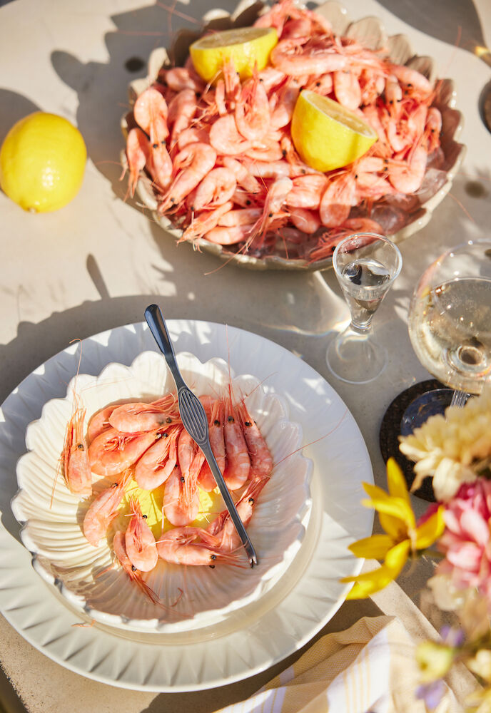 Sivan shellfish cutlery, 4-pcs