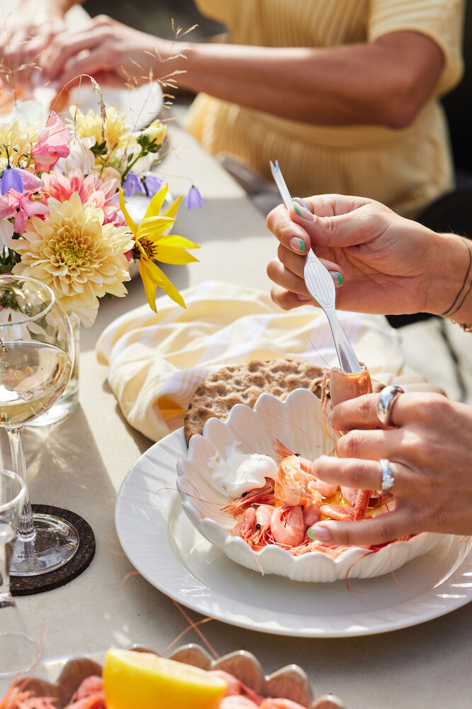 Sivan shellfish cutlery, 4-pcs