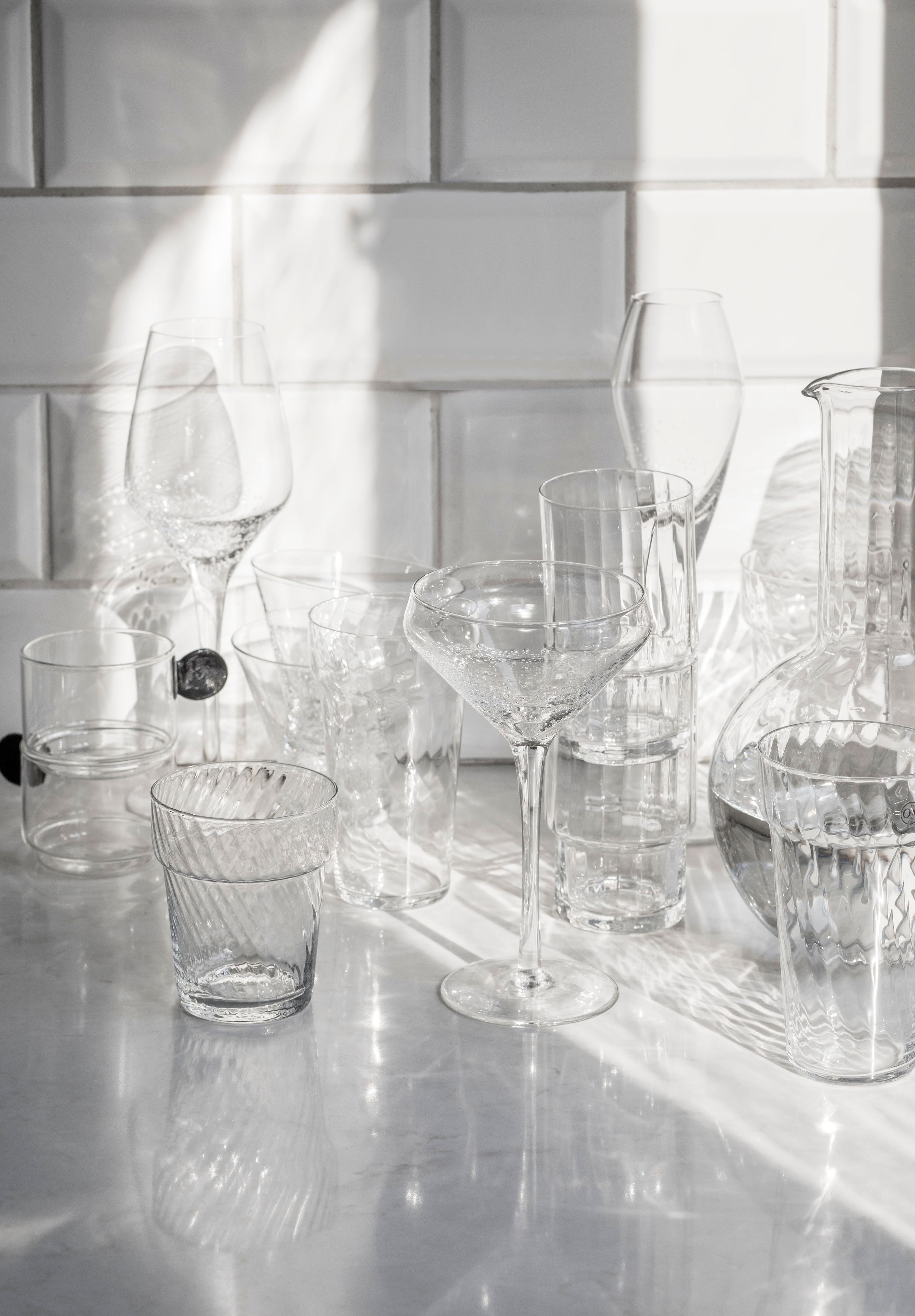High ball glass Opacity
