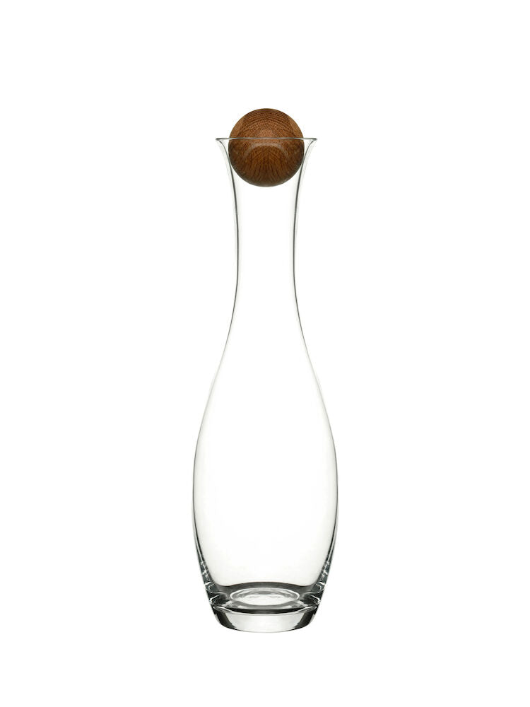 Nature carafe/bottle with oak stopper