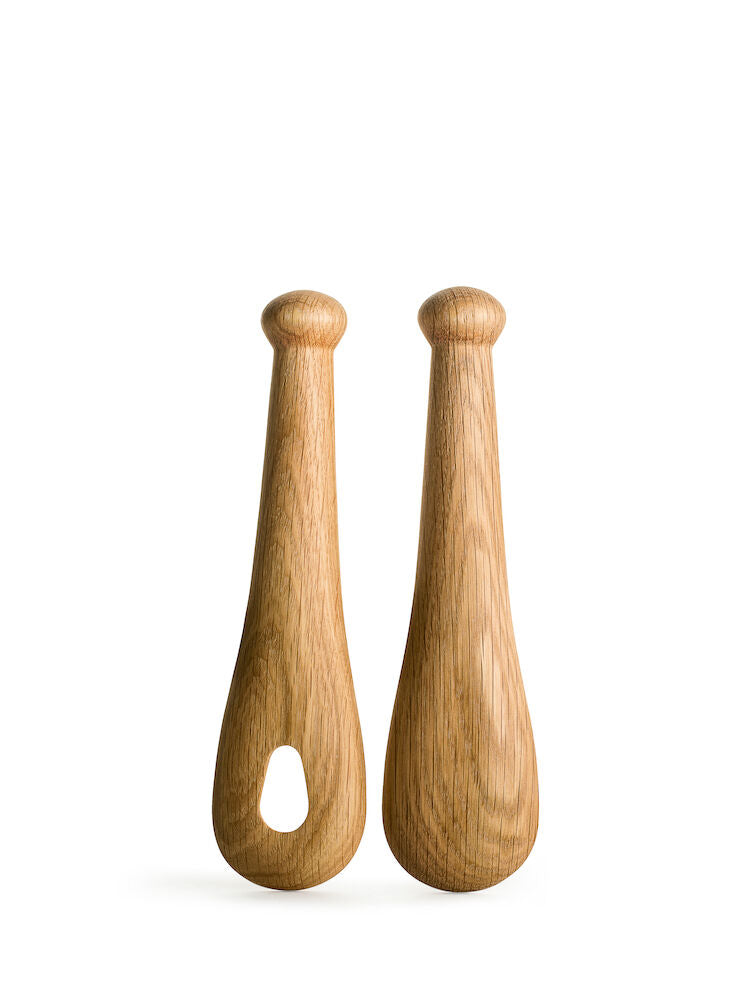 Nature salad servers tall, 2-pcs