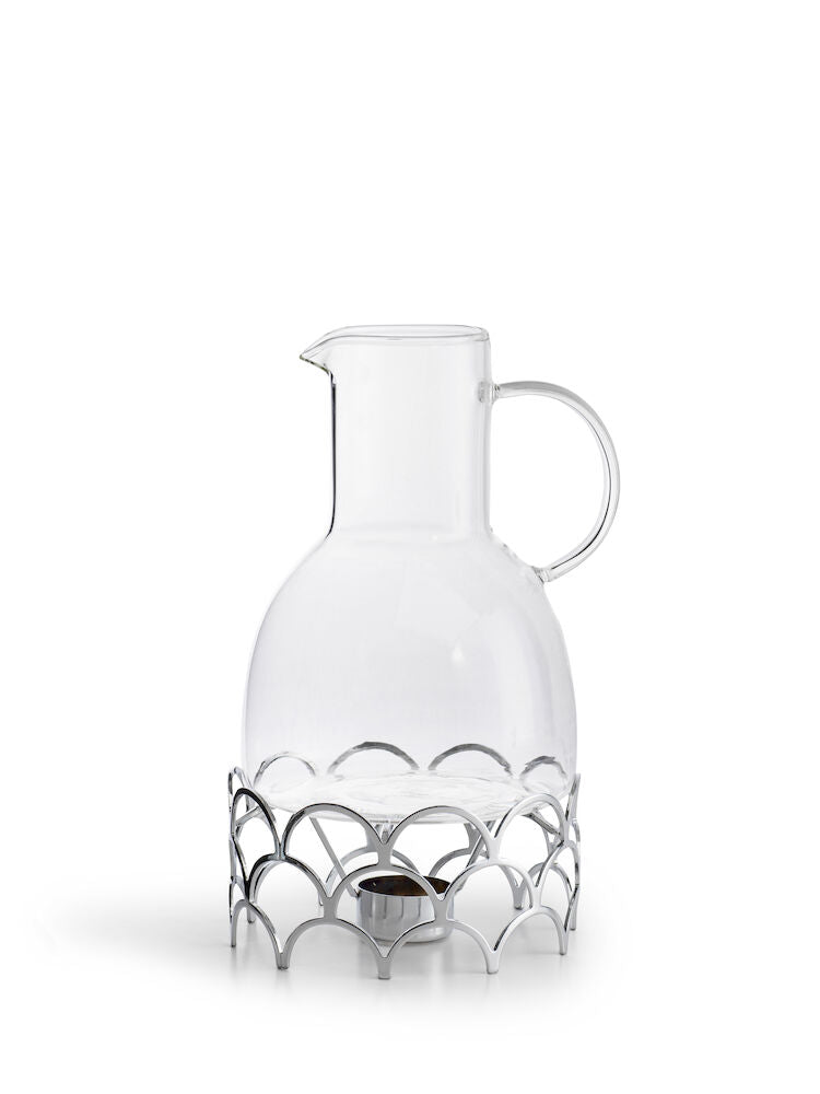 Mulled wine jug with warmer