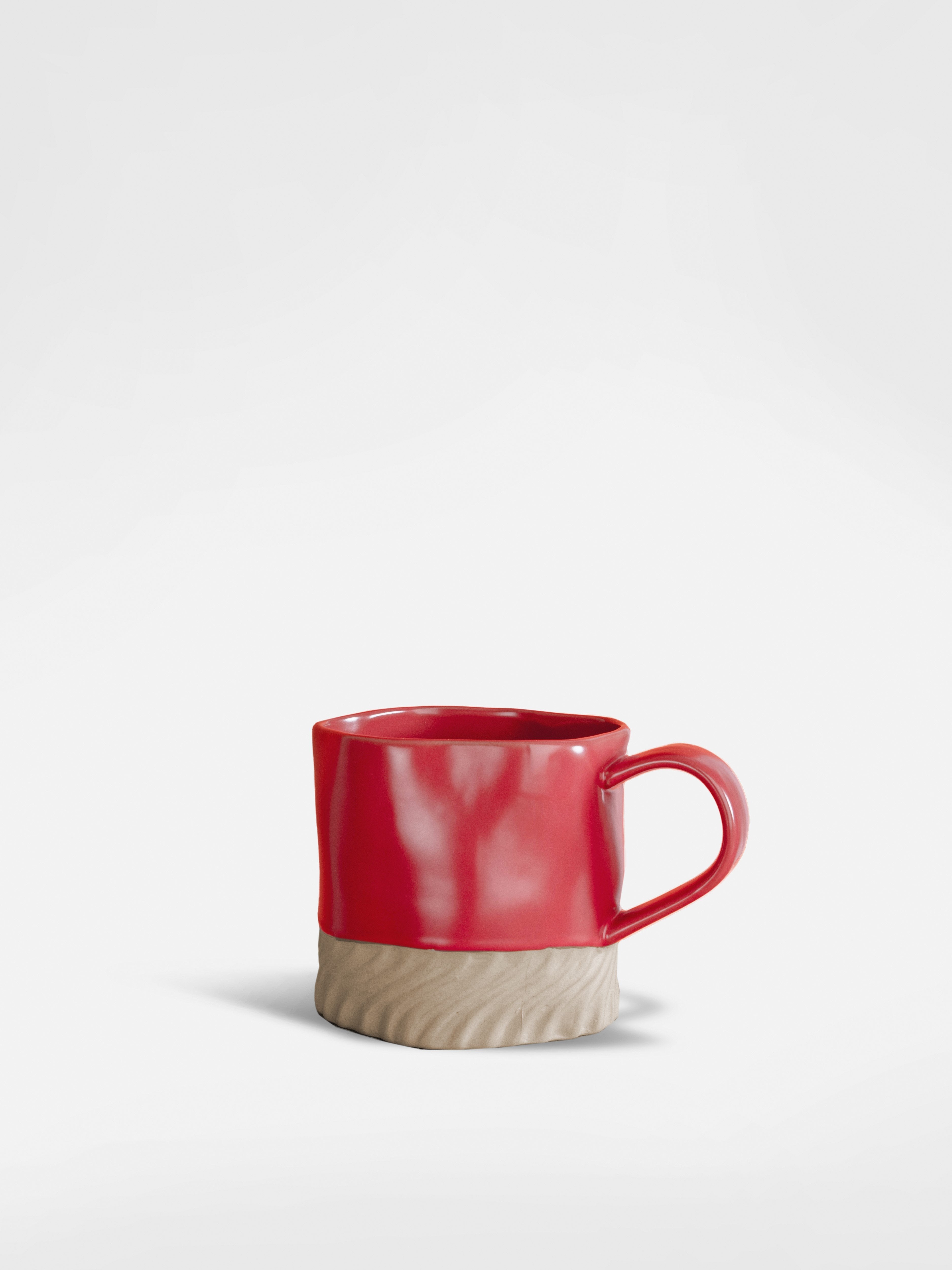 Mug Swirl (Red/beige)