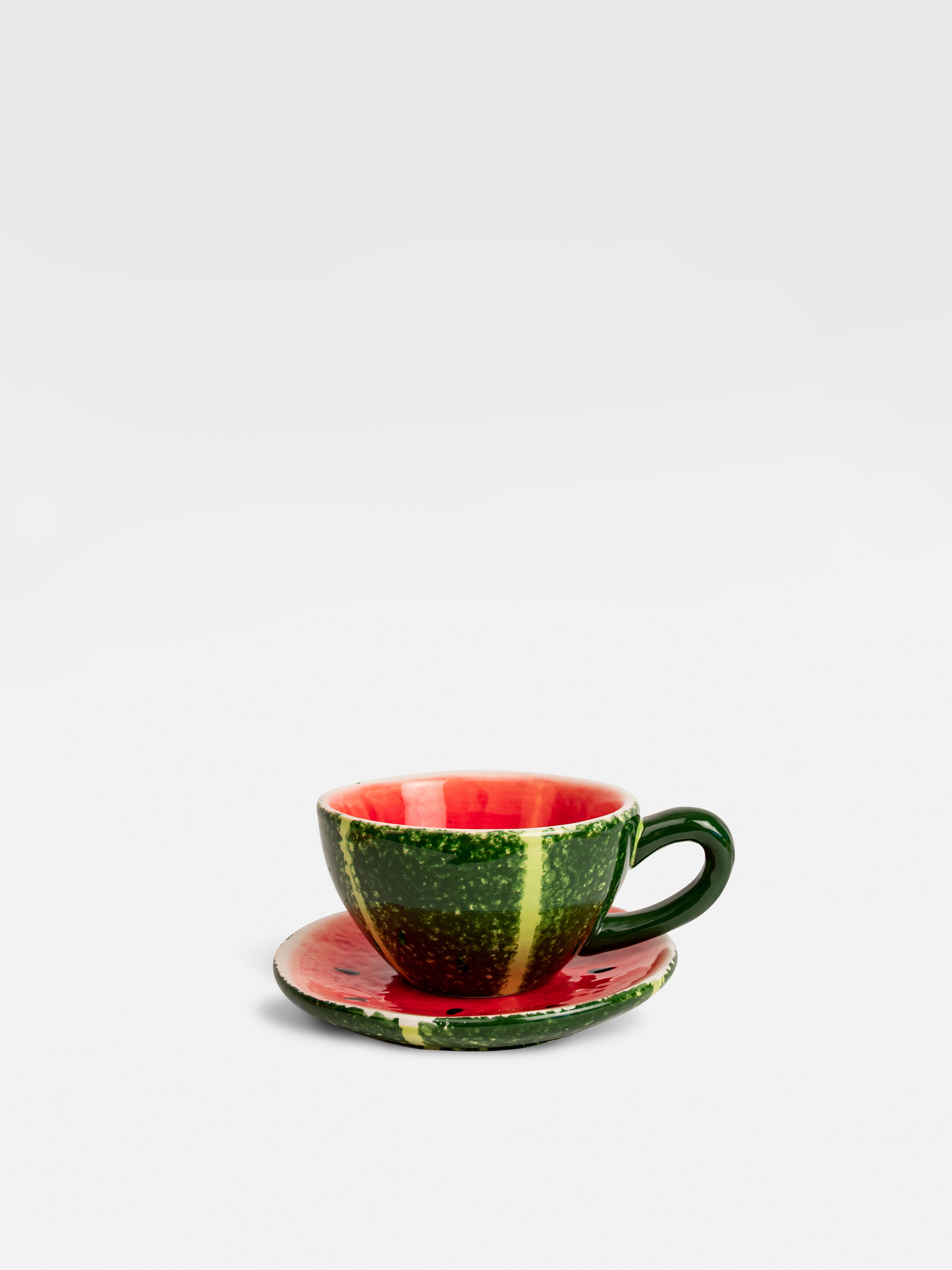 Cup and plate Watermelon