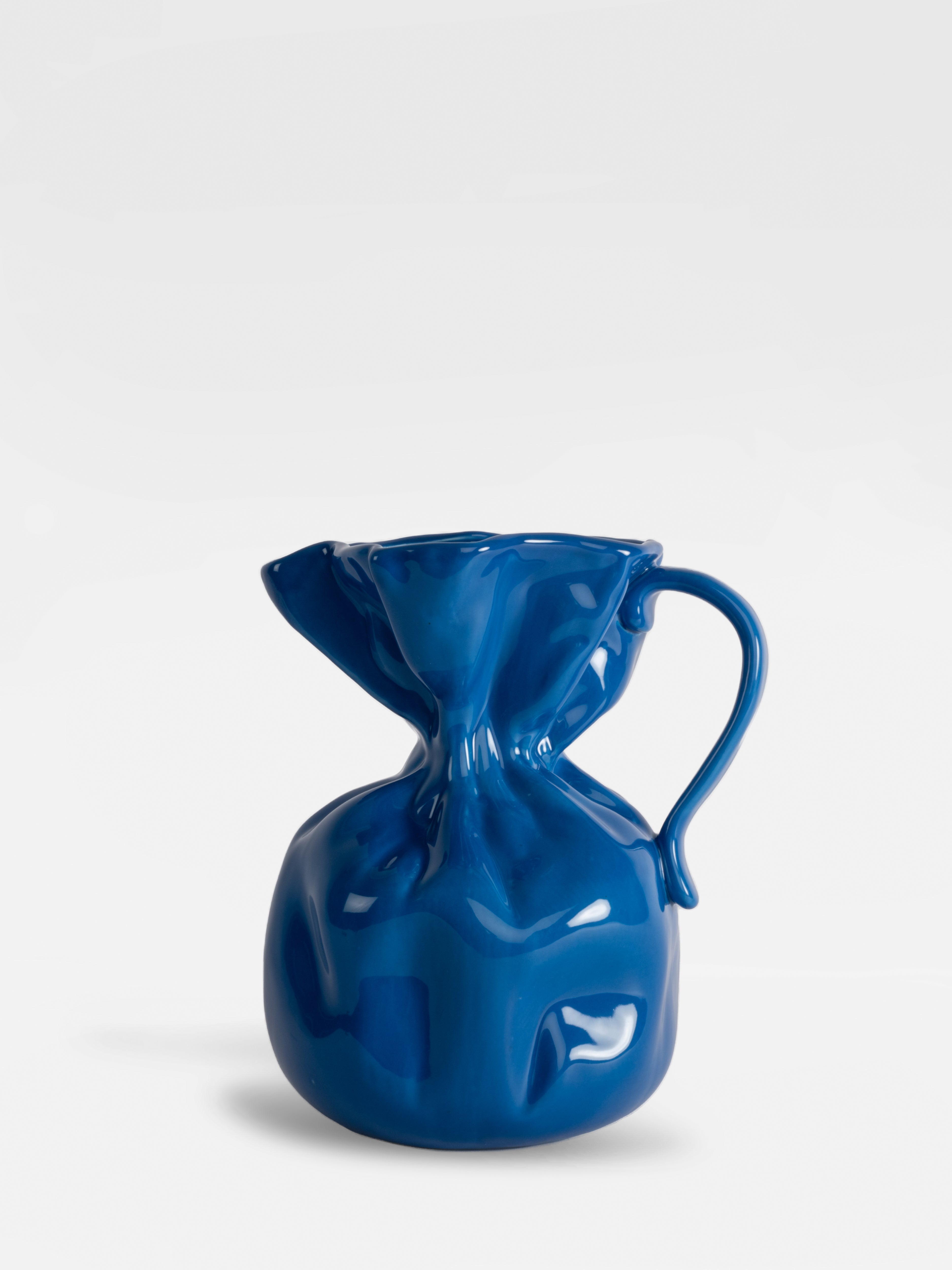 Vase Crumple (Blue)