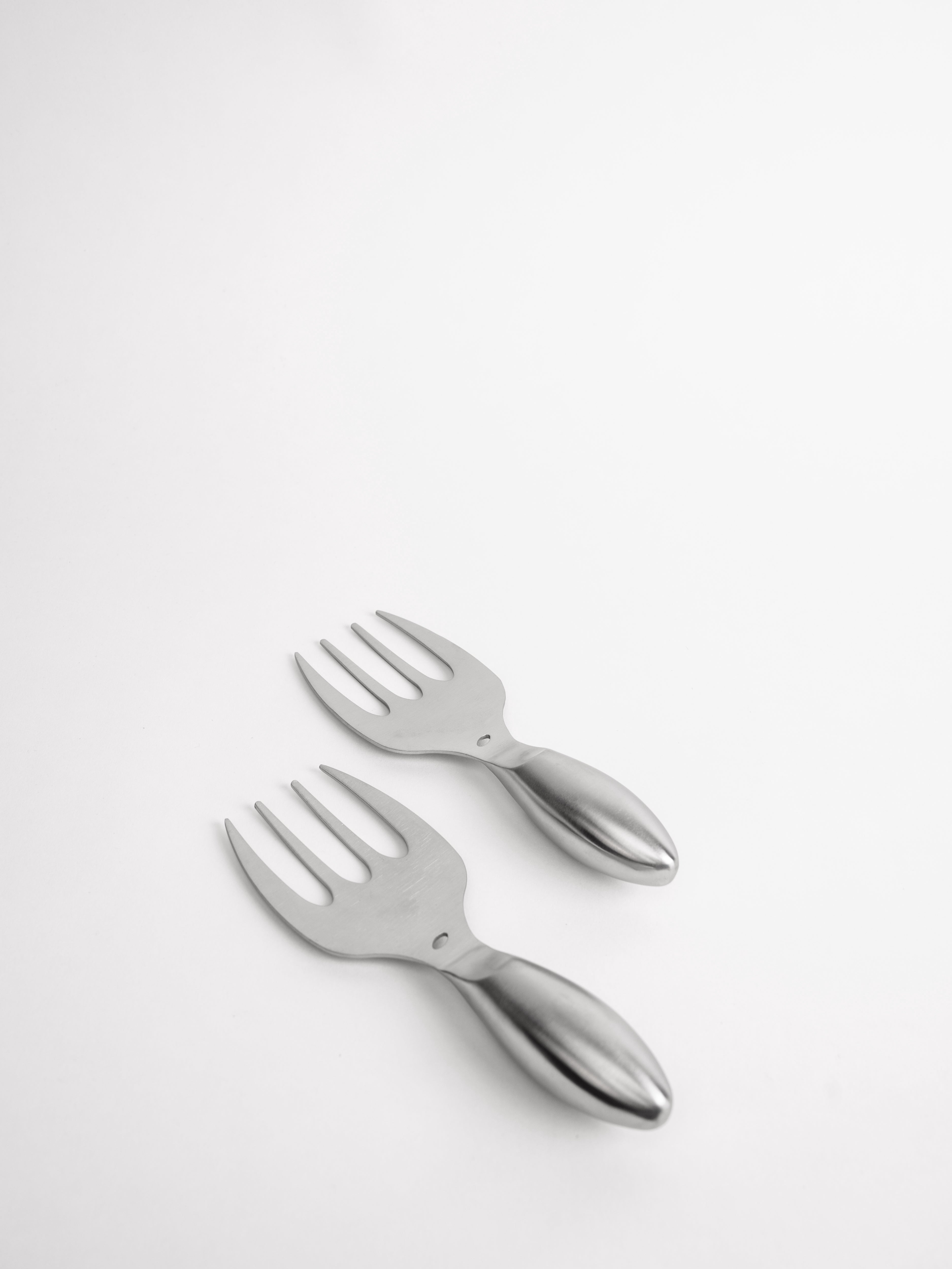 Salad server set Insalata (Silver)