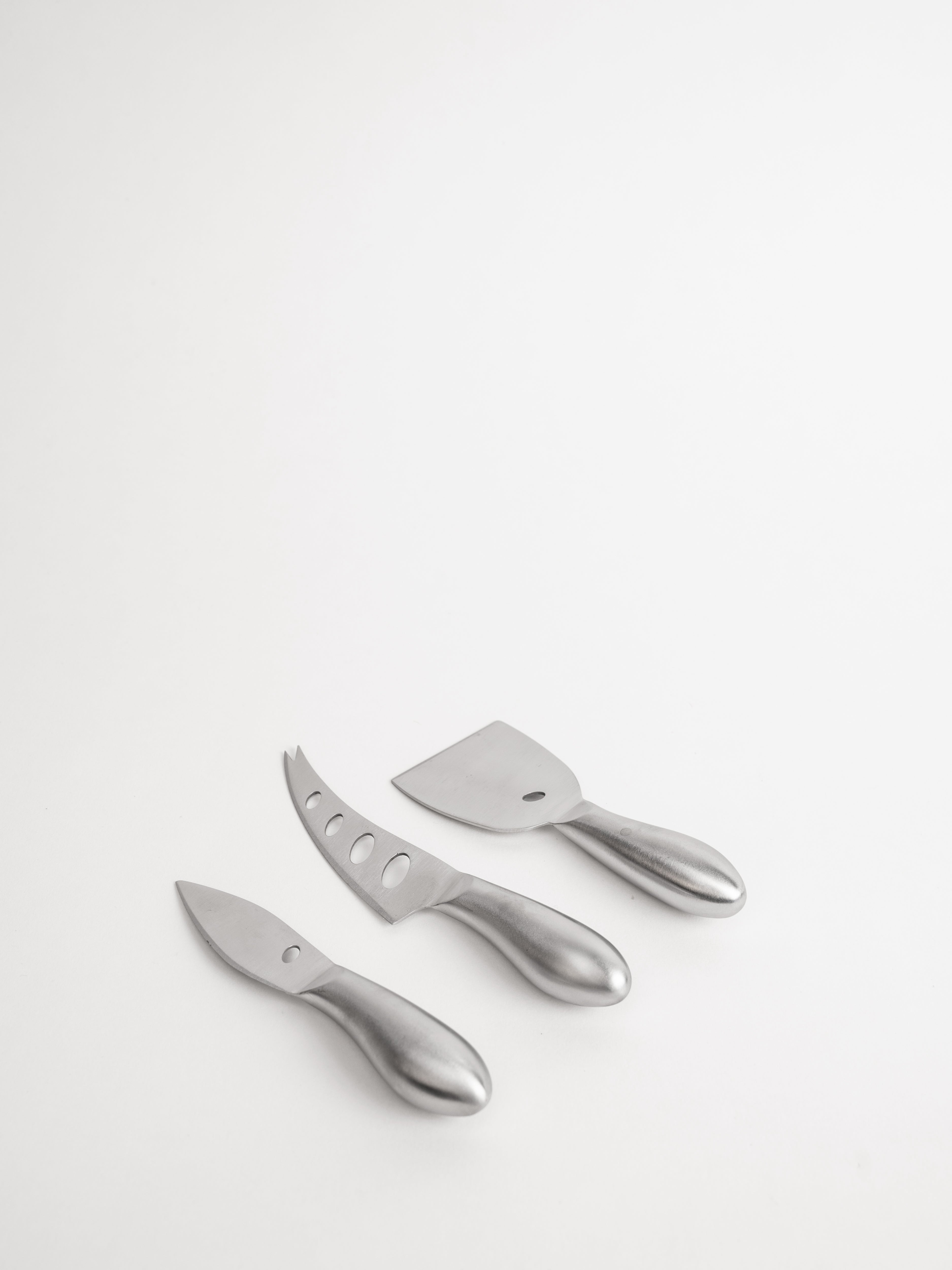 Cheese knife set Formaggio (Silver)