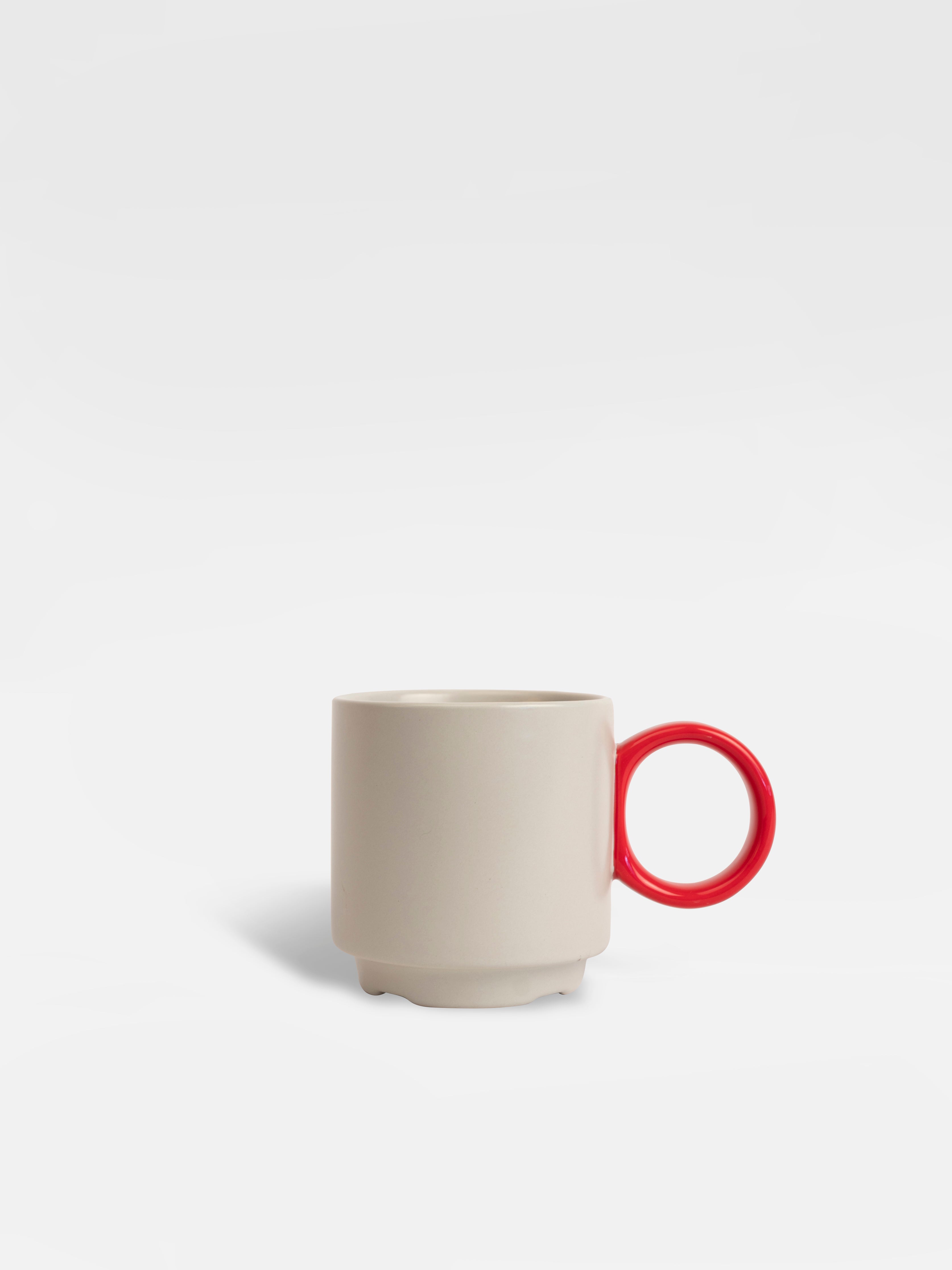 Cup Noor (Beige/red)