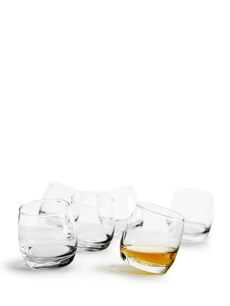 Tumblers with rounded base, 6-pcs