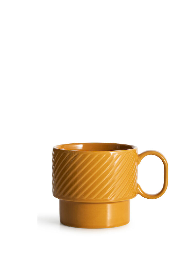 Coffee & More tea mug (Yellow)