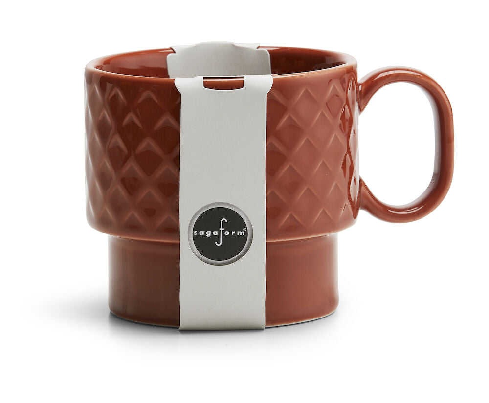 Coffee & More tea mug (Terracotta)