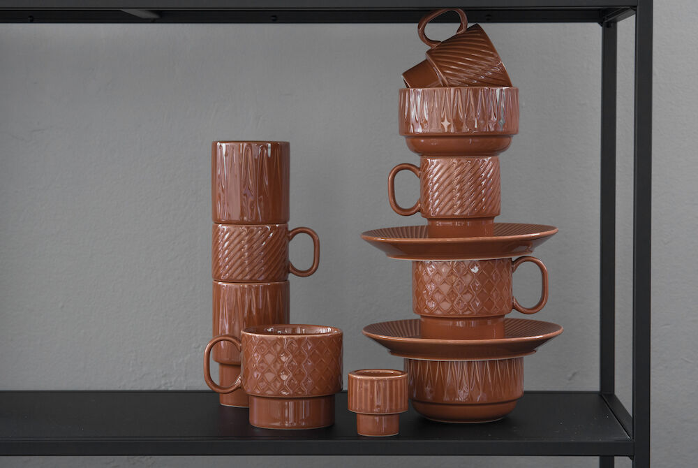 Coffee & More tea mug (Terracotta)