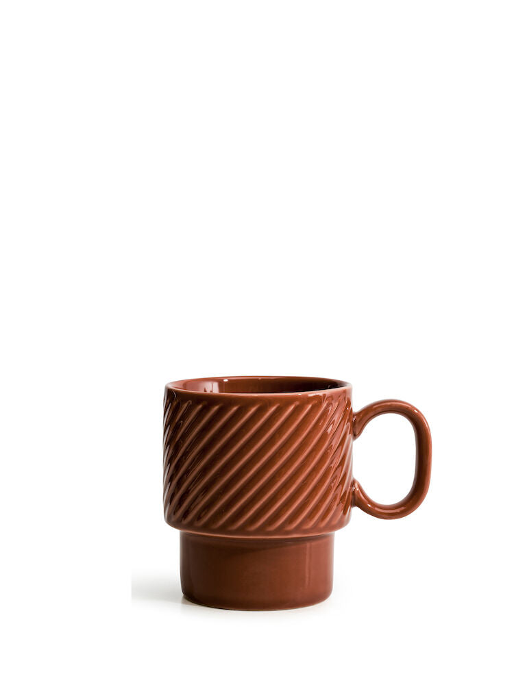 Coffee & More latte mug (Terracotta)