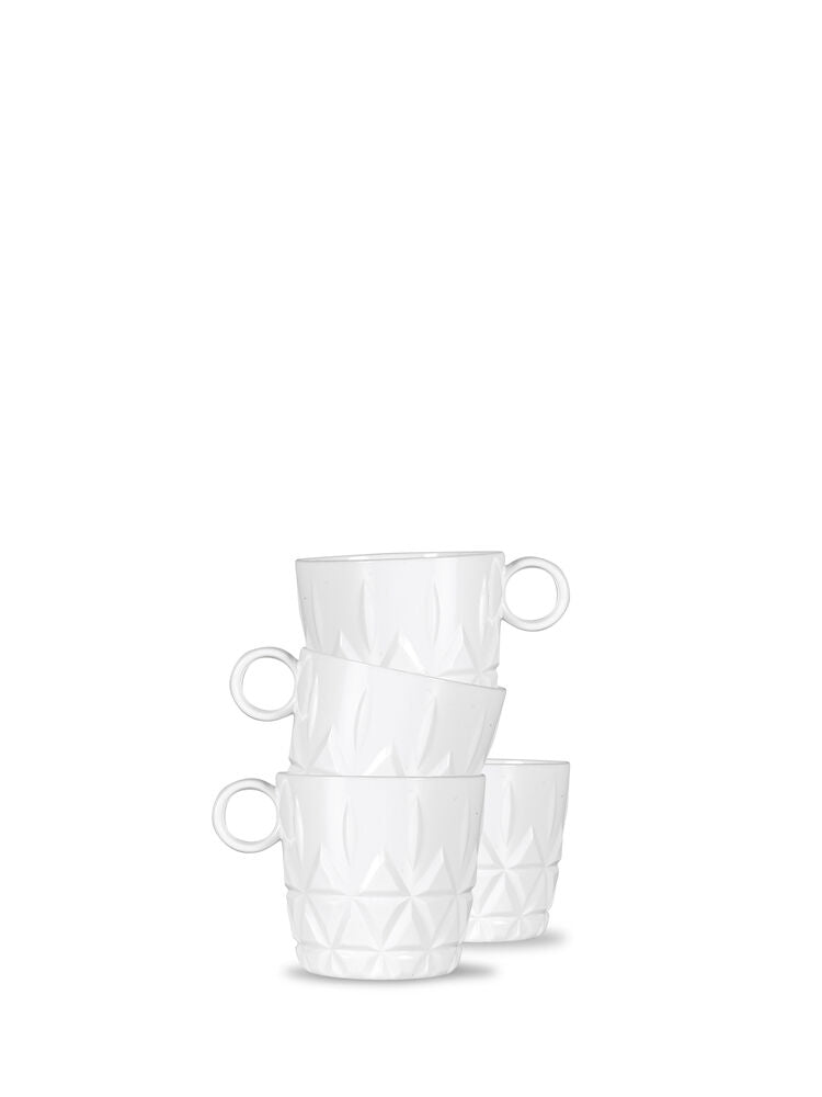 Picnic Juni coffee mug, 4-pcs (White)