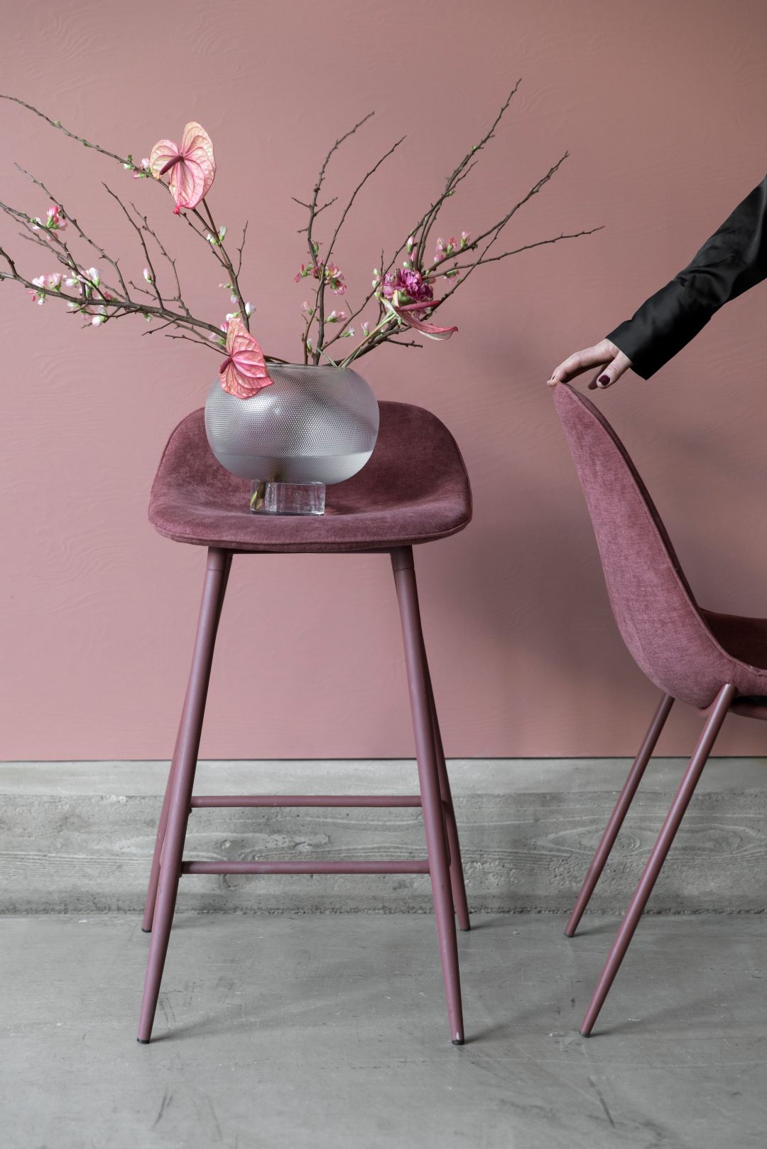 Bar chair Candance (Pink)